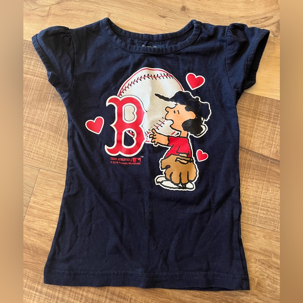 Toddler Red Sox/Peanuts Gang Tee